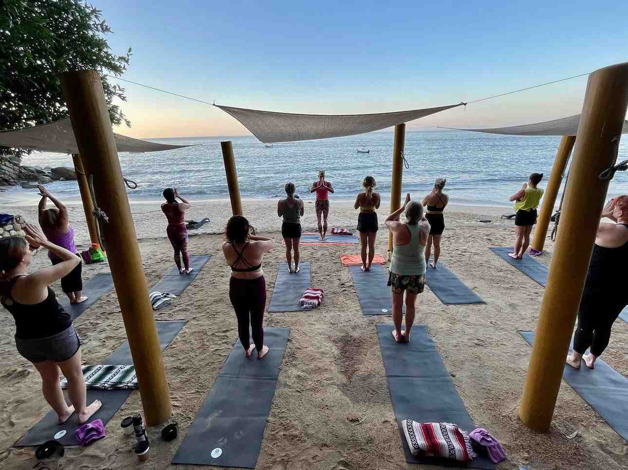 reclaim your calmness from doing yoga at the beach